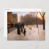 Boston Common in Twilight Postkarte (Vorne/Hinten)