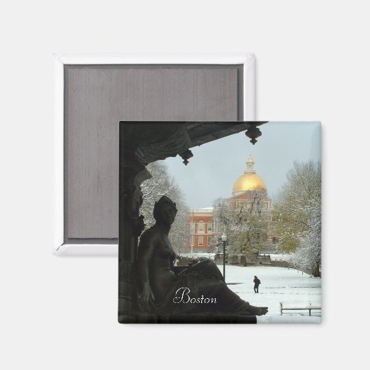 Boston Common Magnet (Vorderseite/Rückseite)