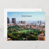 Boston Common, öffentlicher Park, Postkarte (Vorne/Hinten)