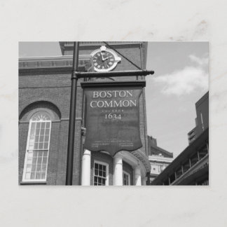 Boston Common Postcard Postkarte