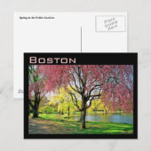 Boston Common Postcard Postkarte (Vorne/Hinten)
