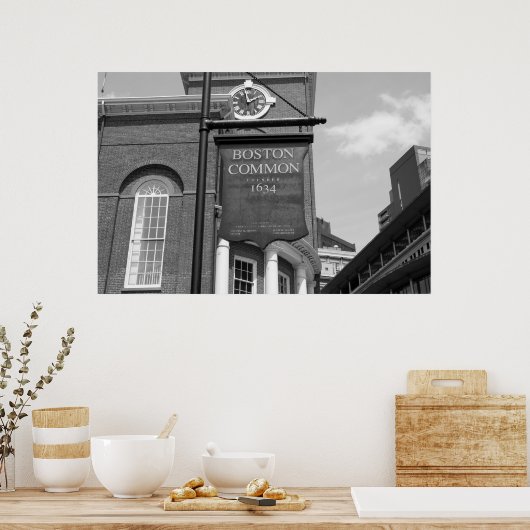 Boston Common Poster (Küche)