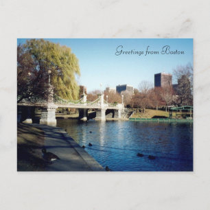 Boston Common Postkarte