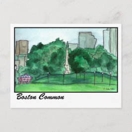 Boston Common Postkarte