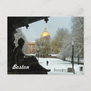 Boston Common Postkarte