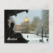 Boston Common Postkarte (Vorderseite)