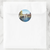 Boston Common Runder Aufkleber (Tasche)