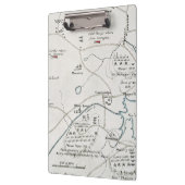 BOSTON-CONCORD KARTE, 1775 KLEMMBRETT (Links)