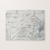 BOSTON-CONCORD KARTE, 1775 PUZZLE (Horizontal)