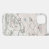BOSTON-CONCORD MAP, 1775 Case-Mate iPhone HÜLLE (Rückseite (Horizontal))