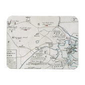 BOSTON-CONCORD MAP, 1775 MAGNET (Horizontal)