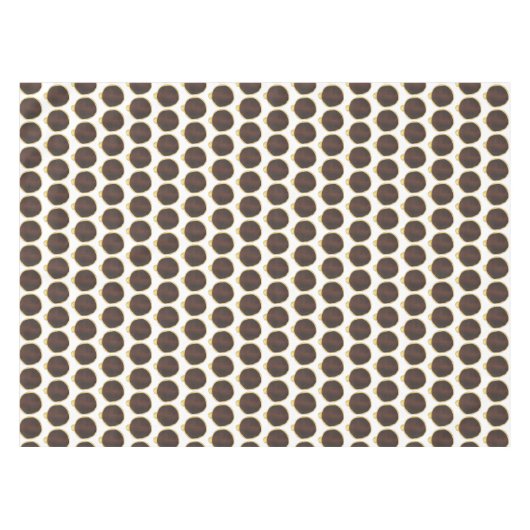 Boston Cream Donut Doughnut Custard Chocolate Tischdecke (Vorderseite (Horizontal))