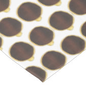 Boston Cream Donut Doughnut Custard Chocolate Tischdecke (Schrägansicht)