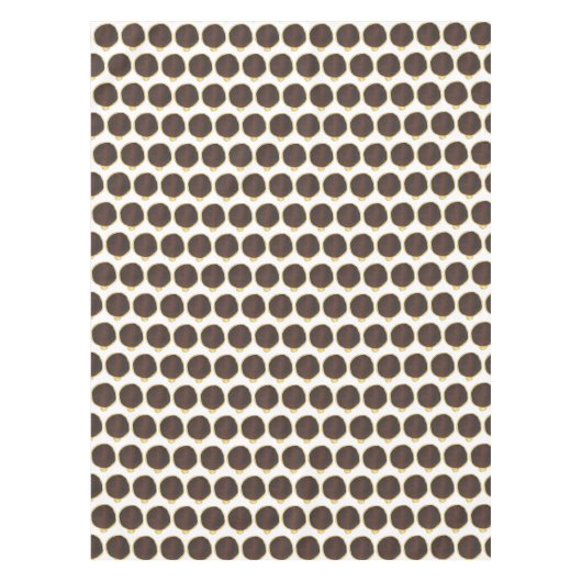 Boston Cream Donut Doughnut Custard Chocolate Tischdecke (Vorderseite)