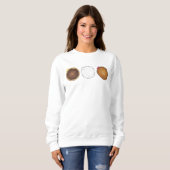 Boston Cream Fill Jelly Donut Donuts Sweatshirt (Vorne ganz)