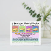 Boston Cream Pie Martini Rezept Karte (Stehend Vorderseite)
