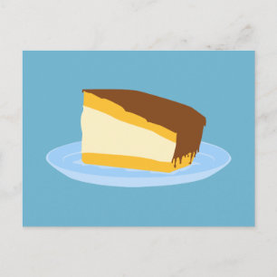 Boston Cream Pie Postkarte
