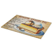 Boston Cream Pie Recipe Schneidebrett (Ecke)