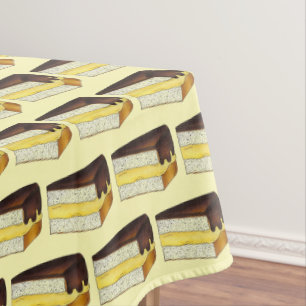 Boston Cream Pie Slice Massachusetts MA Mass Tischdecke