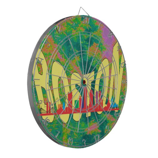 Boston Dartscheibe (Vorderseite Links)