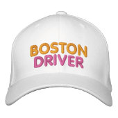 Boston Driver bestickter Hut (Vorderseite)
