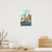 Boston Druck Poster (Küche)