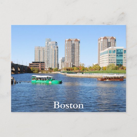 Boston Duck Tours Postkarte (Vorderseite)