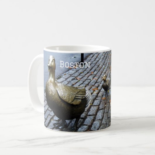 Boston Ducklings Kaffeetasse (Vorderseite Links)