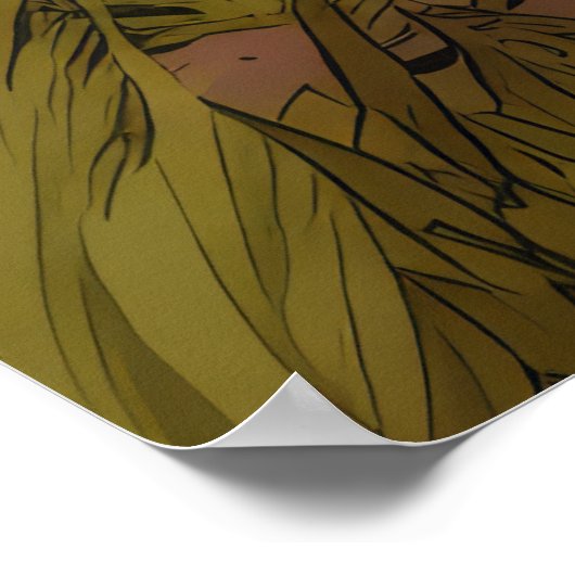 Boston Dynamics Robot in Hot Prairie Poster (Ecke)