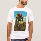 Boston Dynamics Roboter in Hot Prairie Fully .PNG T-Shirt (Vorderseite)