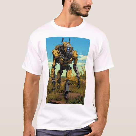 Boston Dynamics Roboter in Hot Prairie Fully .PNG T-Shirt (Vorderseite)