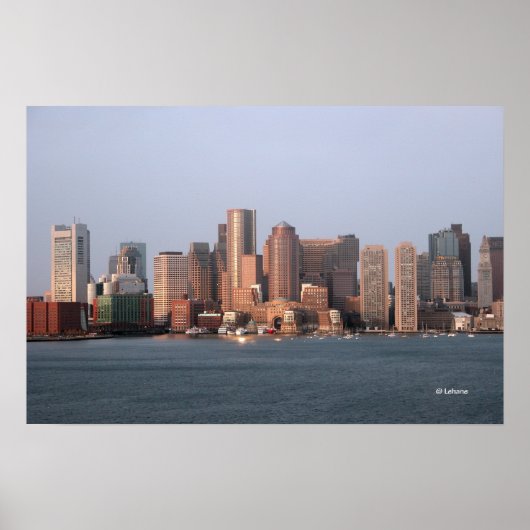 Boston Early Morning Poster (Vorne)