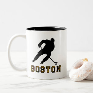 Boston-Eis-Hockey Zweifarbige Tasse