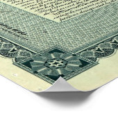 Boston Elevated Railway Co Stock Certificate Poster (Ecke)