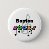 Boston-Felsen Button (Vorderseite)