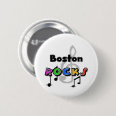 Boston-Felsen Button (Vorne & Hinten)