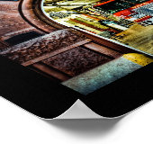 Boston Fire Motor-33 Print Poster (Ecke)