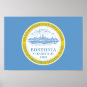 Boston Flag Poster (Vorne)