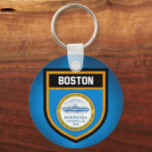 Boston Flag Schlüsselanhänger (Vorderseite)