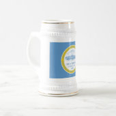 Boston-Flagge Bierglas (Vorderseite Links)