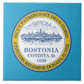 Boston-Flagge Fliese (Vorderseite)