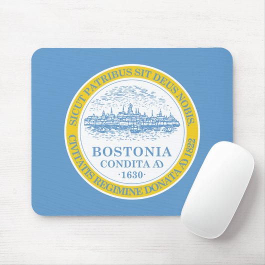 Boston-Flagge Mousepad (Mit Mouse)