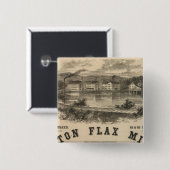 Boston Flax Mills Button (Vorne & Hinten)