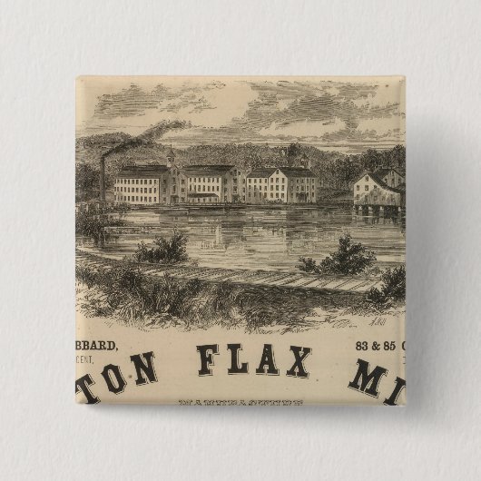 Boston Flax Mills Button (Vorderseite)