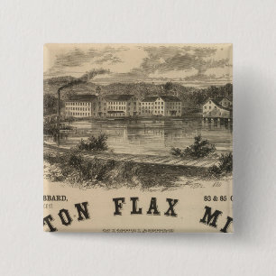 Boston Flax Mills Button