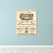 Boston Flax Mills Leinwanddruck (Insitu (Holzboden))