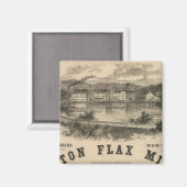 Boston Flax Mills Magnet (Vorderseite/Rückseite)