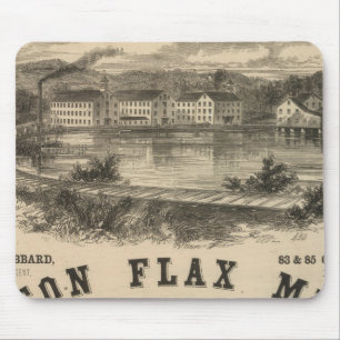 Boston Flax Mills Mousepad