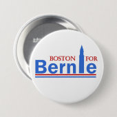 Boston für Bernie Button (Vorne & Hinten)