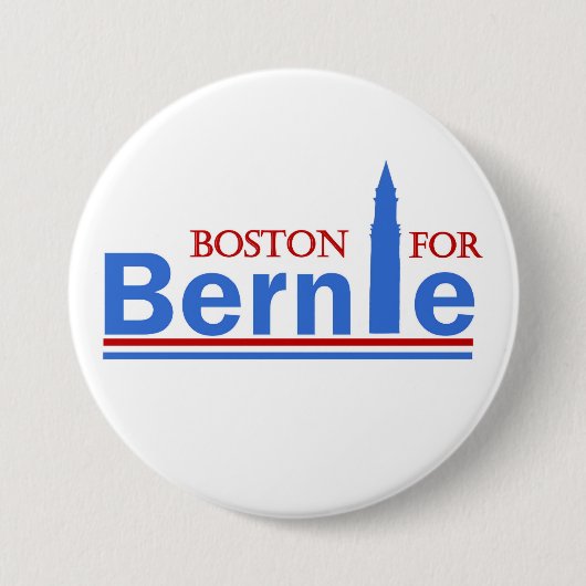 Boston für Bernie Button (Vorderseite)